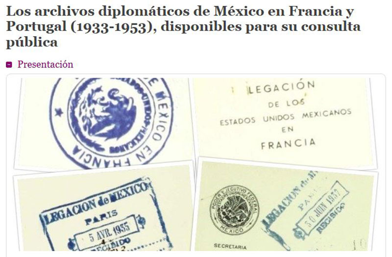 El Archivo de la Fundación Pablo Iglesias (Alcalá de Henares, Madrid) difunde más de 182.000 documentos digitalizados sobre el exilio español en México.