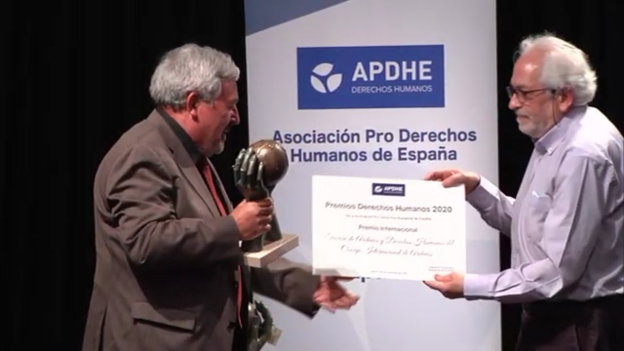 La Sección de Archivos y Derechos Humanos del ICA recibe el Premio Derechos Humanos 2020