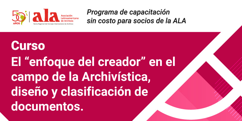 Curso Control de autoridades archivísticas: de ISAAR(CPF) a RiC-CM
